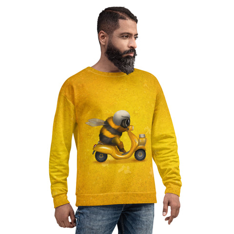 Unisex sweatshirt "The busy bee has no time for sorrow" (Bumblebee)