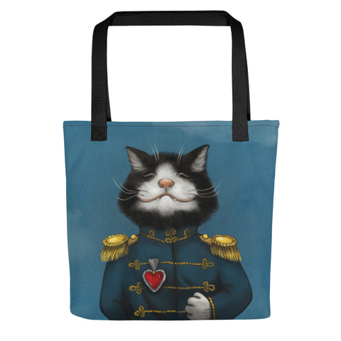 Tote bag "All's fair in love and war" (Cat)