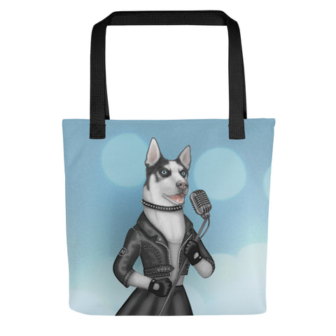 Tote bag "Be a voice not an echo" (Husky)