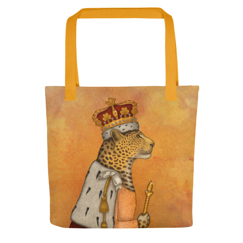 Tote bag "In every woman there is a queen" (Leopard)