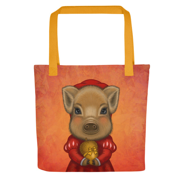 Tote bag "A small gift is better than a great promise" (Wild boar)