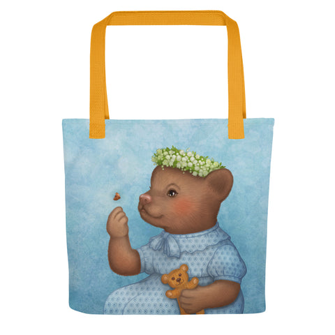 Tote bag "Playing is working for children" (Bear)