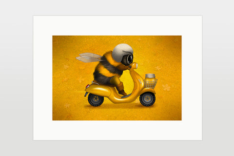 Print "The busy bee has no time for sorrow" (Bumblebee)