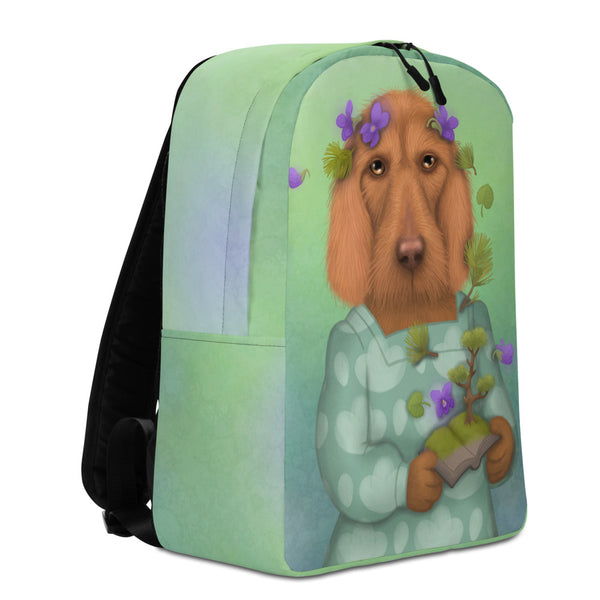 Backpack "A book is like a forest carried in the pocket" (Basset Fauve de Bretagne)
