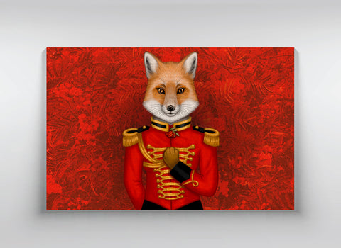 Canvas "Today I am a warrior" (Fox)