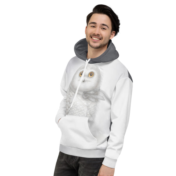 Unisex hoodie "The North wind does blow and we shall have snow" (Snowy owl)
