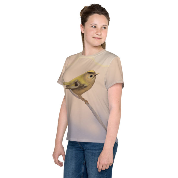 Unisex youth T-shirt "A small tear relieves a great sorrow" (Goldcrest)
