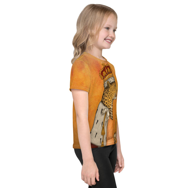 Unisex kids T-shirt "In every woman there is a queen" (Leopard)