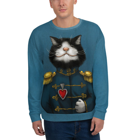 Unisex sweatshirt "All’s fair in love and war" (Cat)
