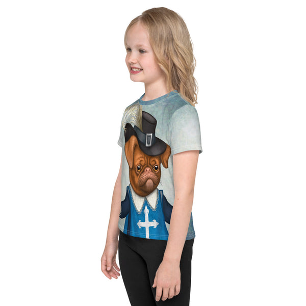Unisex kids T-shirt "He fights with spirit as well as with the sword" (Petit Brabançon)