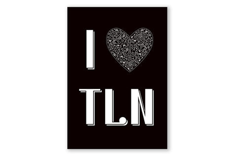 Postcard "I love TLN"