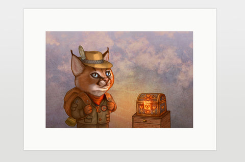 Print "The wise traveler leaves his heart at home" (Caracal)