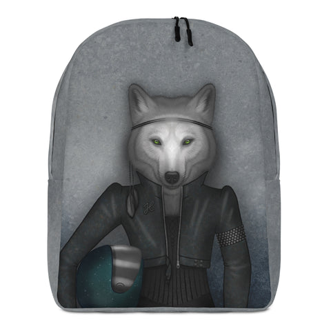 Backpack "Follow your inner moonlight" (Wolf)