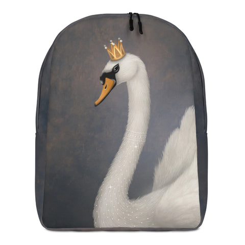 Backpack "Even if you enter the dirty water, stay neat like a white swan" (Swan)