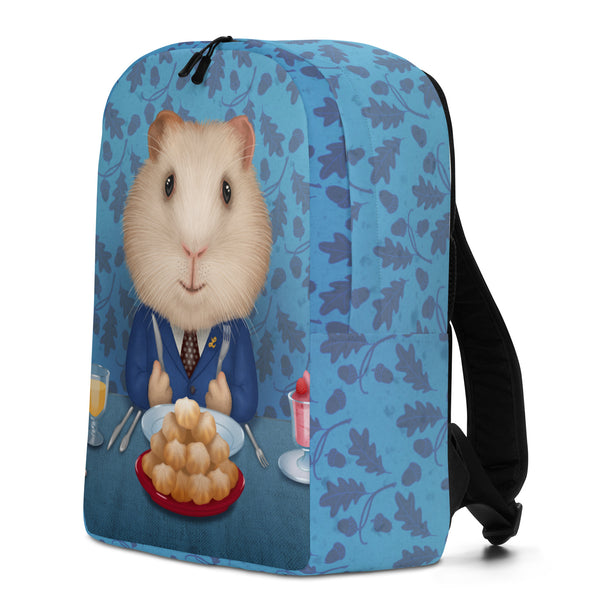 Backpack "Life is a party table, so don't starve" (Guinea pig)