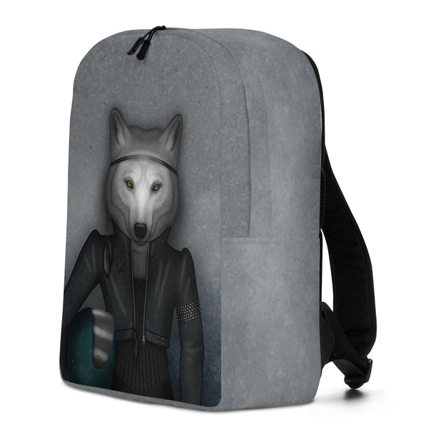 Backpack "Follow your inner moonlight" (Wolf)