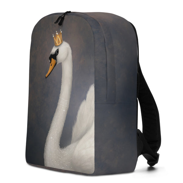 Backpack "Even if you enter the dirty water, stay neat like a white swan" (Swan)
