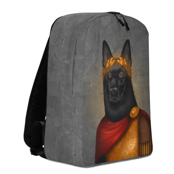 Backpack "Either Caesar or nothing" (Black German shepherd)