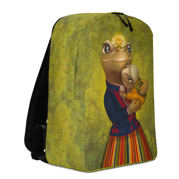 Backpack "Child of a frog is a frog" (Frogs)