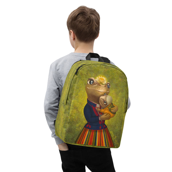 Backpack "Child of a frog is a frog" (Frogs)