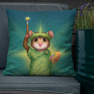 Premium pillow "Art is the daughter of freedom" (Mouse)