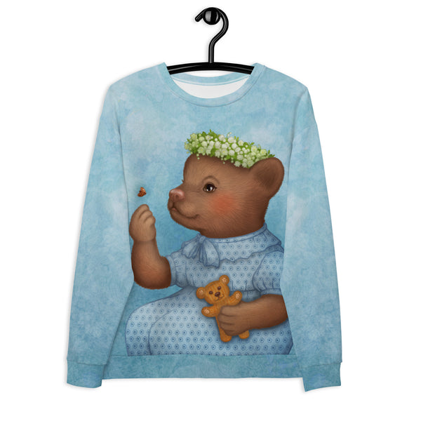 Unisex sweatshirt "Playing is working for children" (Bear)