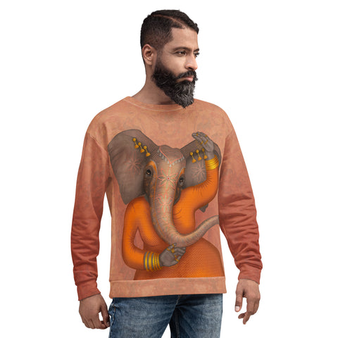 Unisex sweatshirt "Dancing is creating a sculpture that is visible only for a moment" (Elephant)