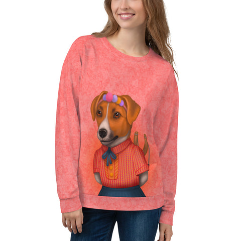 Unisex sweatshirt "If you obay all the rules, you`ll miss all the fun" (Jack Russell Terrier)