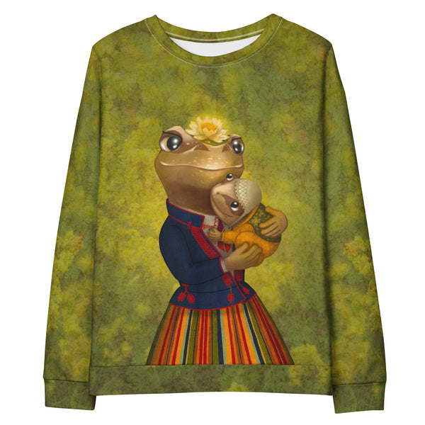 Unisex sweatshirt "Child of a frog is a frog" (Frogs)