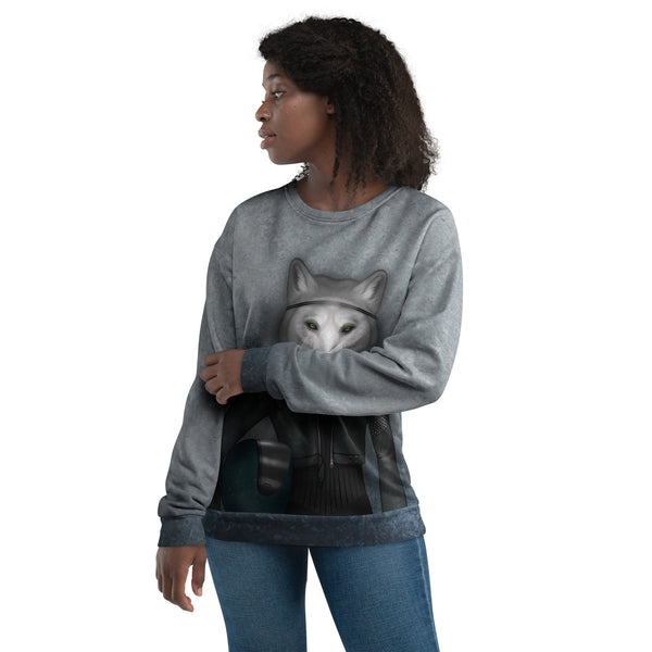 Unisex sweatshirt "Follow your inner moonlight" (Wolf)