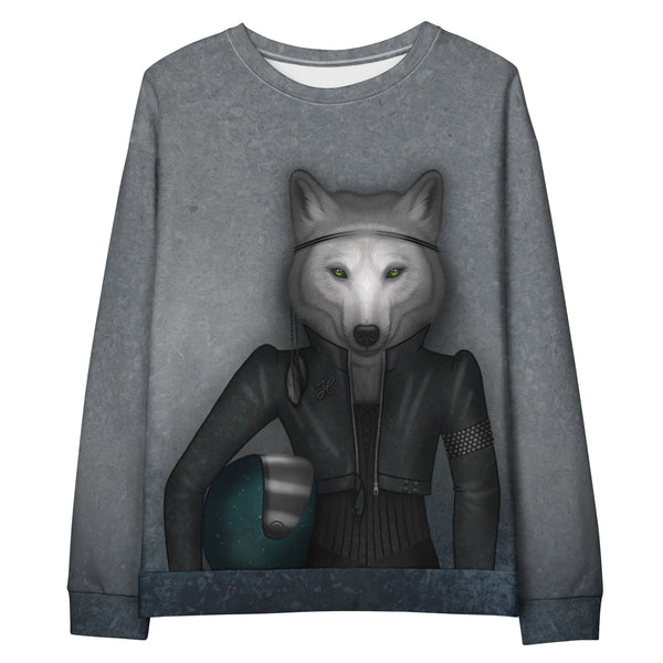 Unisex sweatshirt "Follow your inner moonlight" (Wolf)