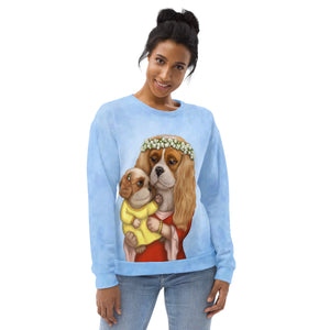 Unisex sweatshirt "Time brings everything to those who can wait for it" (Cavalier King Charles Spaniels)