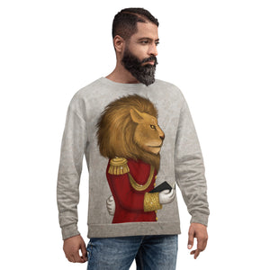 Unisex sweatshirt "The word is stronger than the army" (Lion)