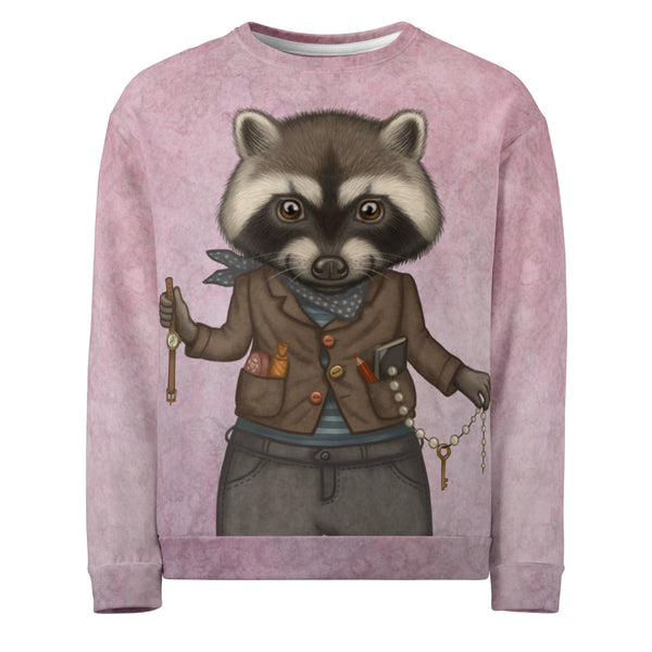 Unisex sweatshirt "Finders keepers" (Raccoon)