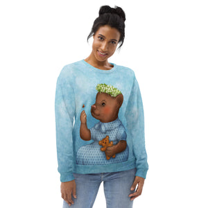 Unisex sweatshirt "Playing is working for children" (Bear)