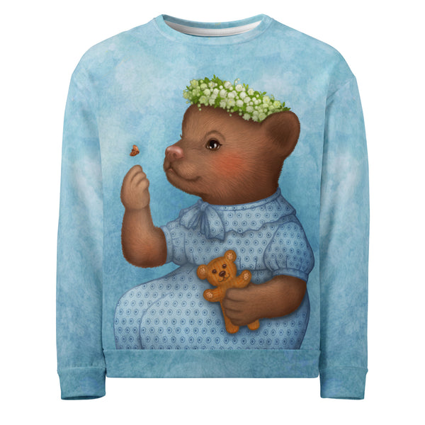 Unisex sweatshirt "Playing is working for children" (Bear)