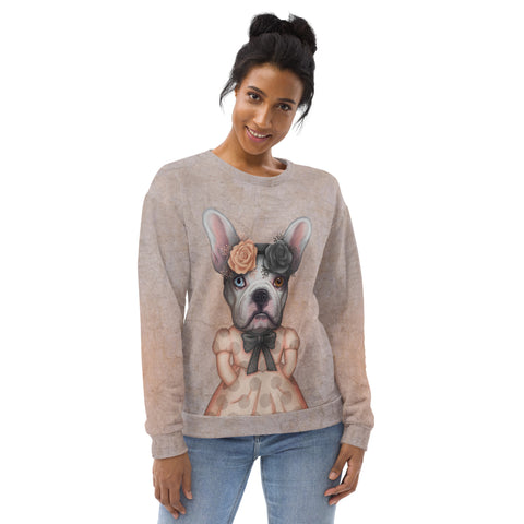 Unisex sweatshirt "We all have light and dark inside us" (French bulldog)