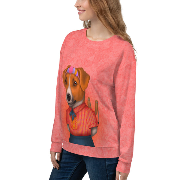 Unisex sweatshirt "If you obay all the rules, you`ll miss all the fun" (Jack Russell Terrier)