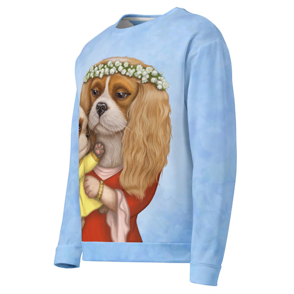 Unisex sweatshirt "Time brings everything to those who can wait for it" (Cavalier King Charles Spaniels)