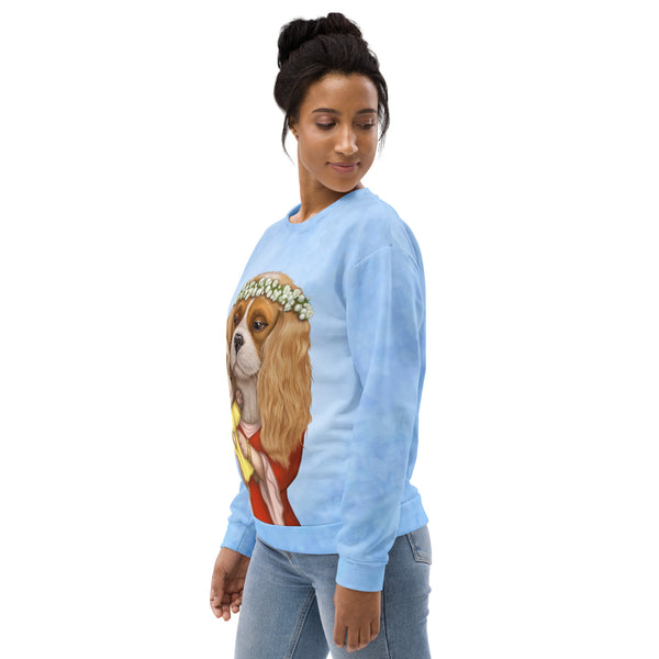 Unisex sweatshirt "Time brings everything to those who can wait for it" (Cavalier King Charles Spaniels)