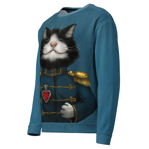 Unisex sweatshirt "All’s fair in love and war" (Cat)