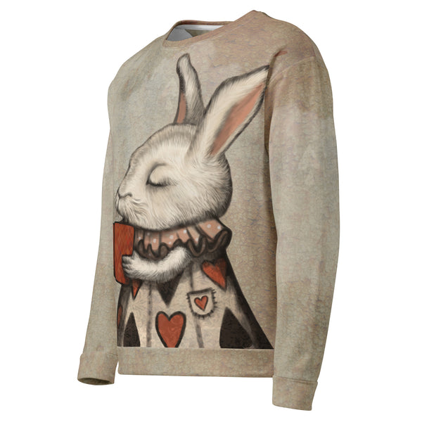 Unisex sweatshirt "Lucky at cards, unlucky in love" (Hare)