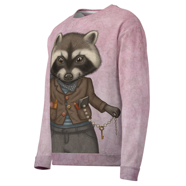 Unisex sweatshirt "Finders keepers" (Raccoon)