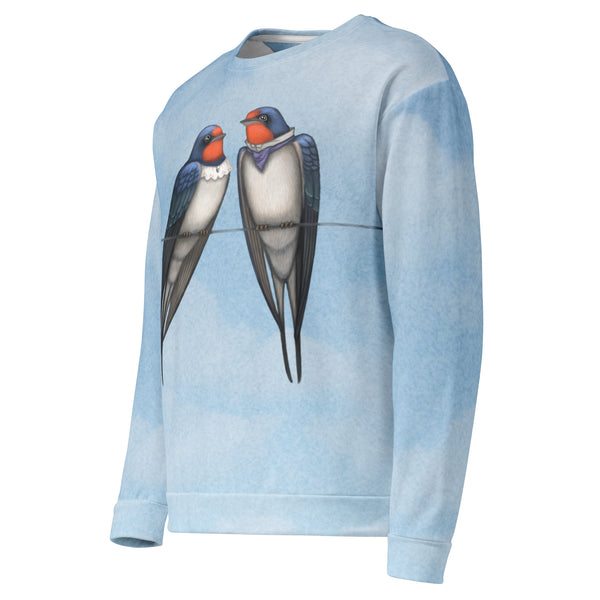 Unisex sweatshirt "Everybody loves his homeland" (Swallows)