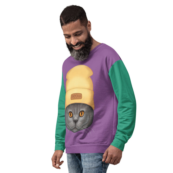 Unisex sweatshirt "Beanie" (British shorthair)