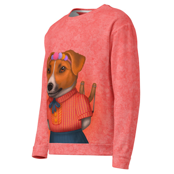 Unisex sweatshirt "If you obay all the rules, you`ll miss all the fun" (Jack Russell Terrier)