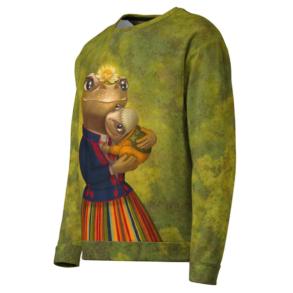 Unisex sweatshirt "Child of a frog is a frog" (Frogs)