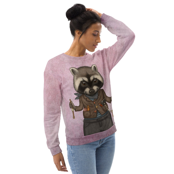 Unisex sweatshirt "Finders keepers" (Raccoon)