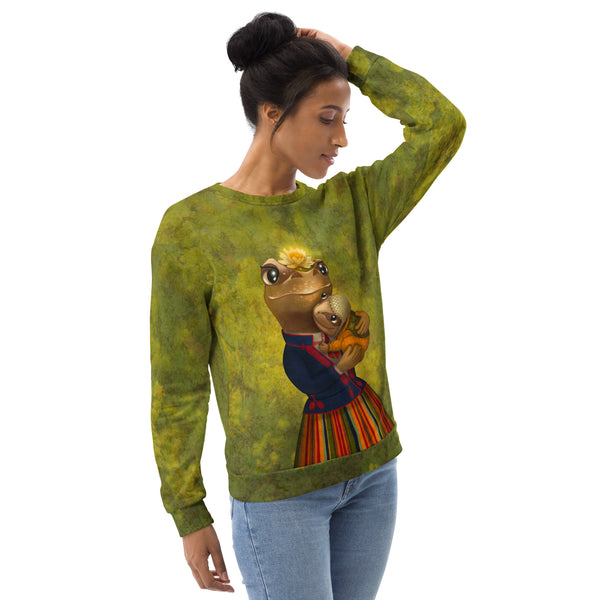 Unisex sweatshirt "Child of a frog is a frog" (Frogs)