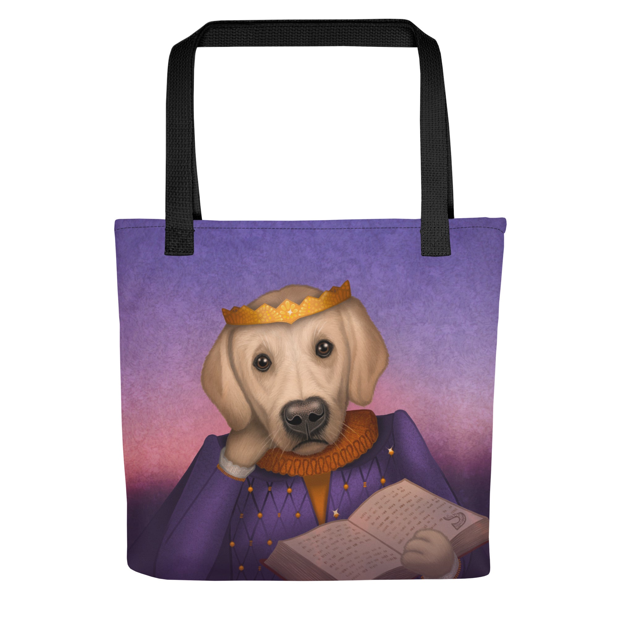 Tote bag "Life itself is the most wonderful fairy tale" (Golden Retriever)